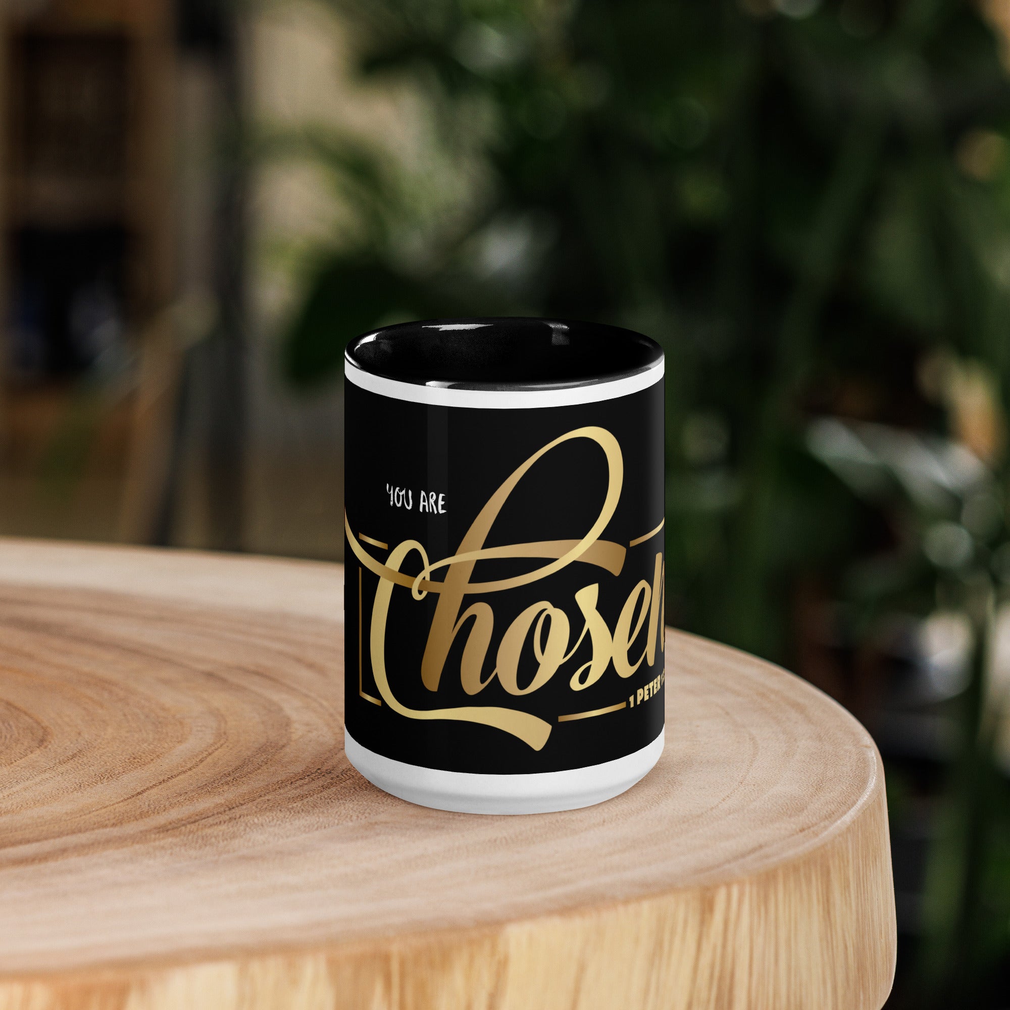 Big ceramic mug, Personalized oversized mug, handmade, gold and popular black, for him, personalized gift, tea mug, for coffee, for tea, with handle