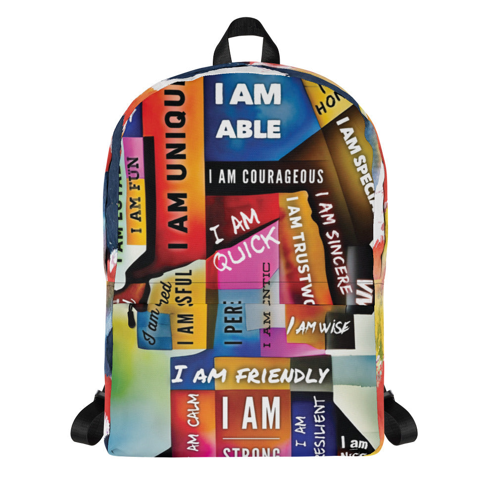 GloWell Designs - Backpack - Affirmation Quote - I Am