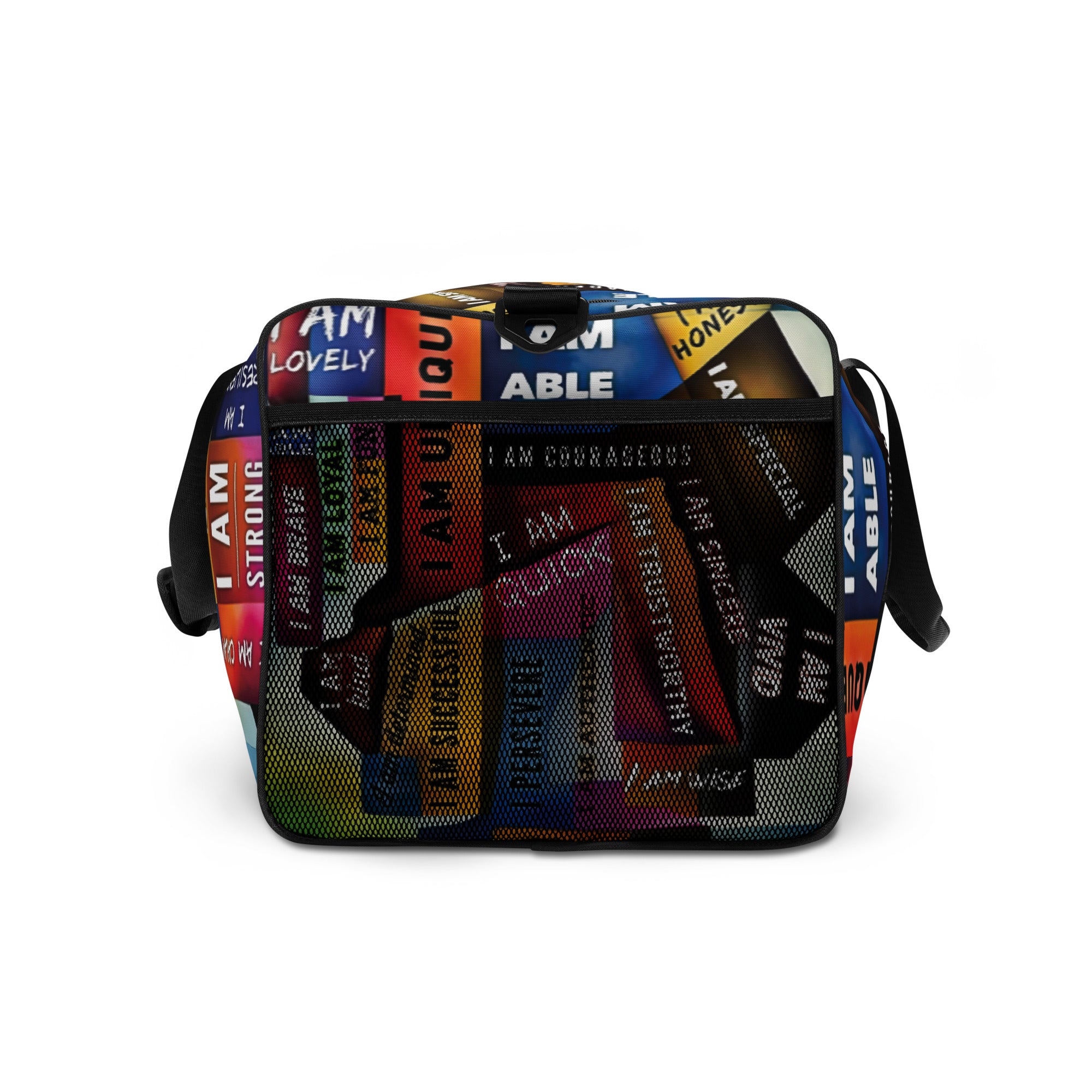 GloWell Designs - Duffle Bag - Affirmation Quote - I Am