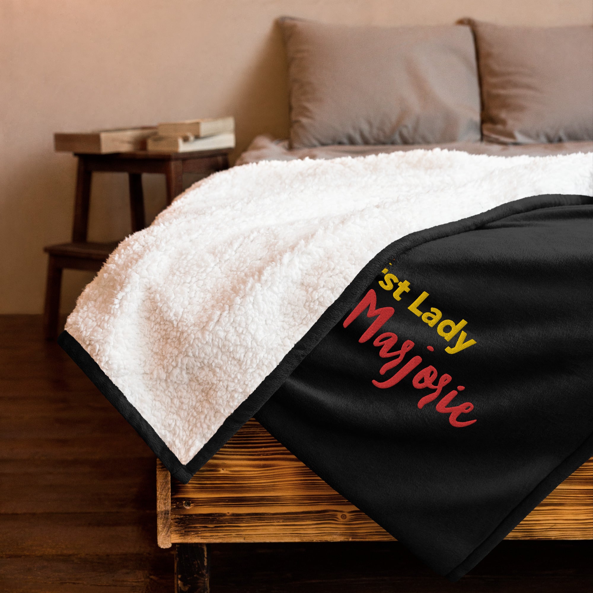 GloWell Designs - Premium Sherpa Blanket - Personalized Gift for Woman - GloWell Designs
