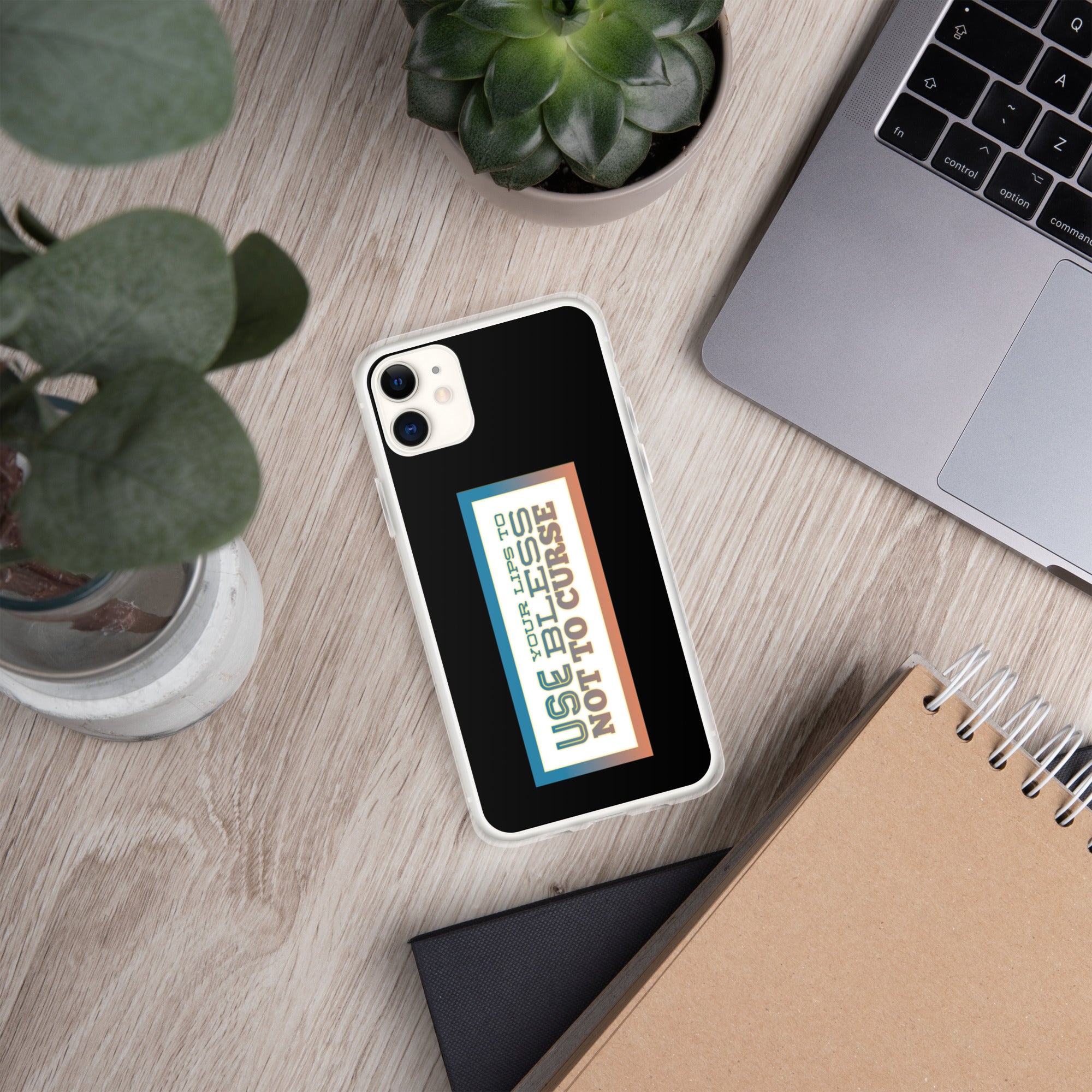 GloWell Designs - iPhone Case - Motivational Quote - Bless - GloWell Designs