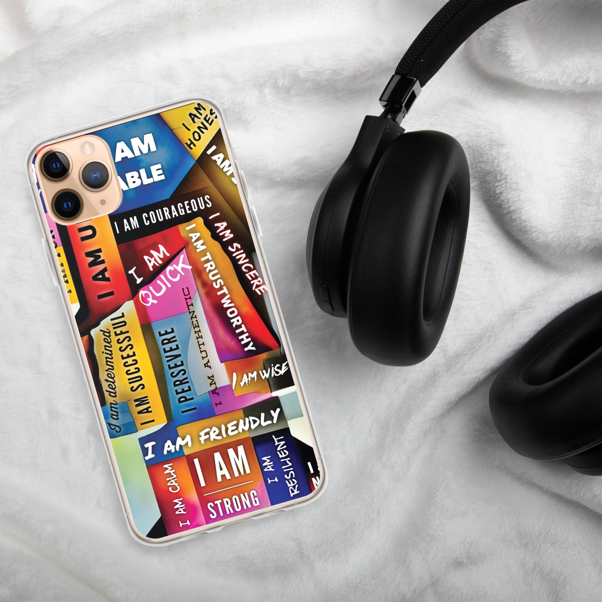 GloWell Designs - iPhone Case - Affirmation Quote - I Am - GloWell Designs