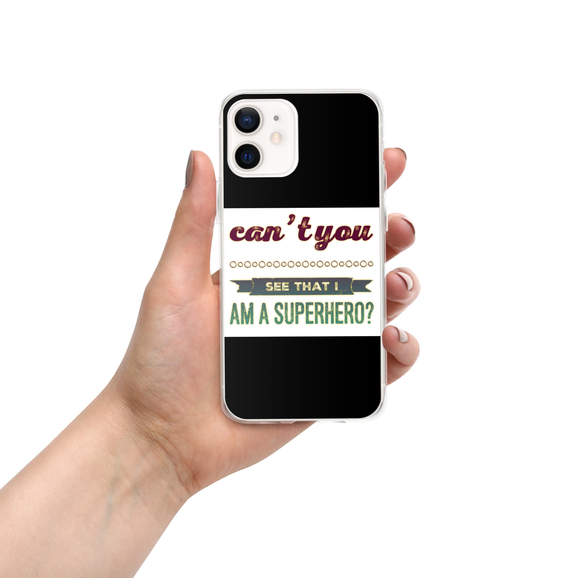 GloWell Designs - iPhone Case - Affirmation Quote - I Am a Superhero - GloWell Designs