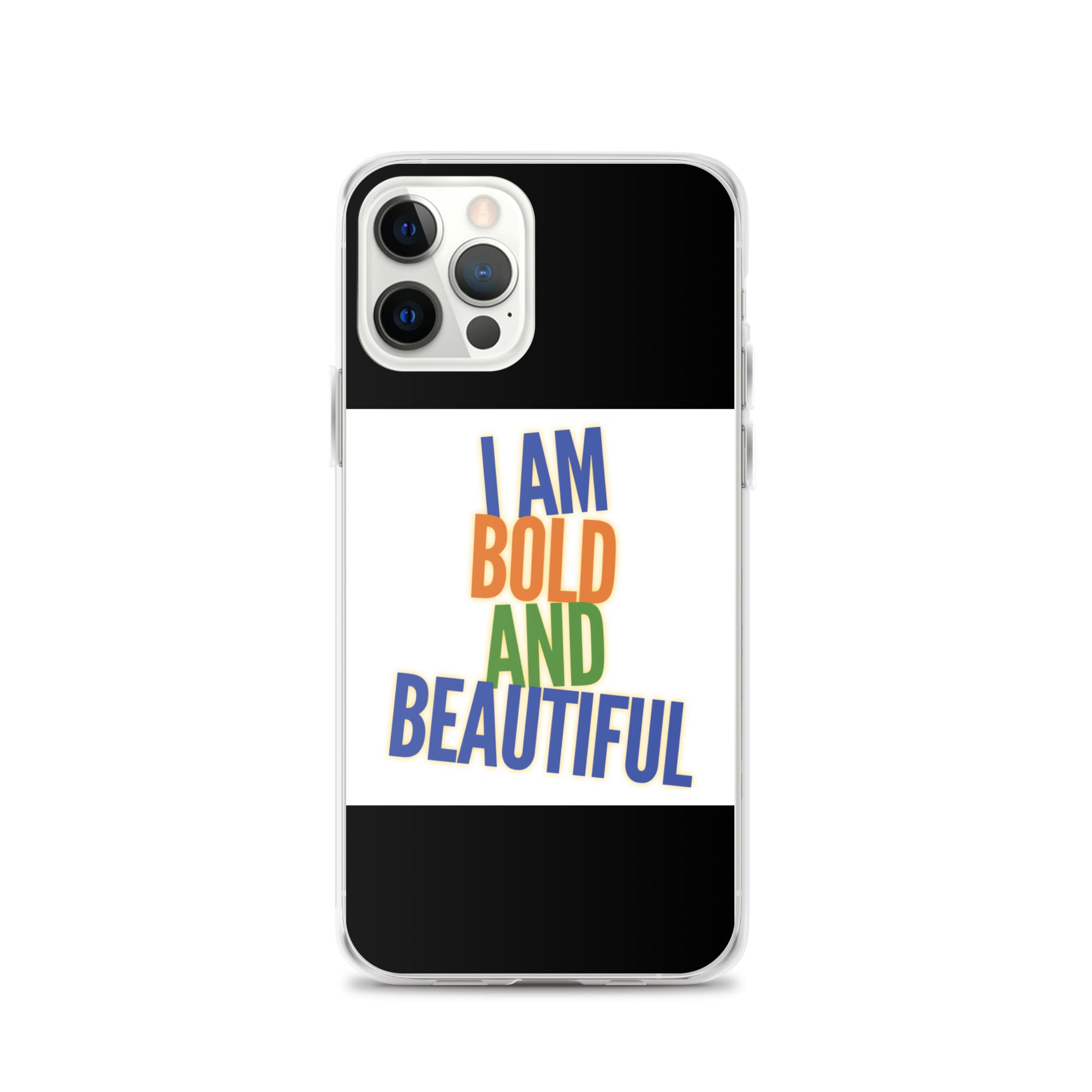 GloWell Designs - iPhone Case - Affirmation Quote - I Am Bold and Beautiful - GloWell Designs