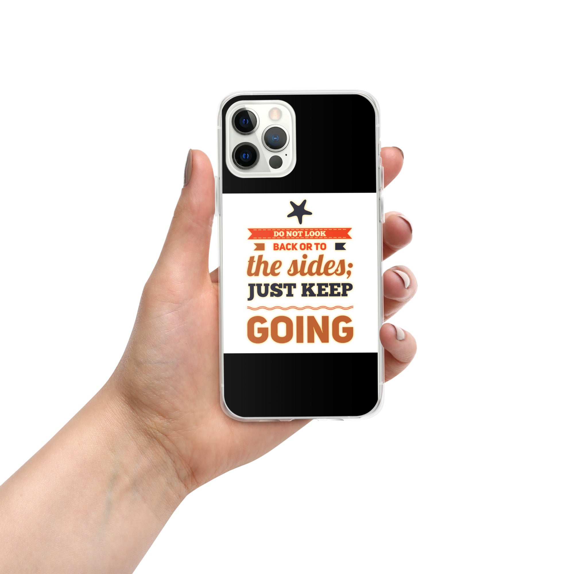 GloWell Designs - iPhone Case - Motivational Quote - Just Keep Going - GloWell Designs