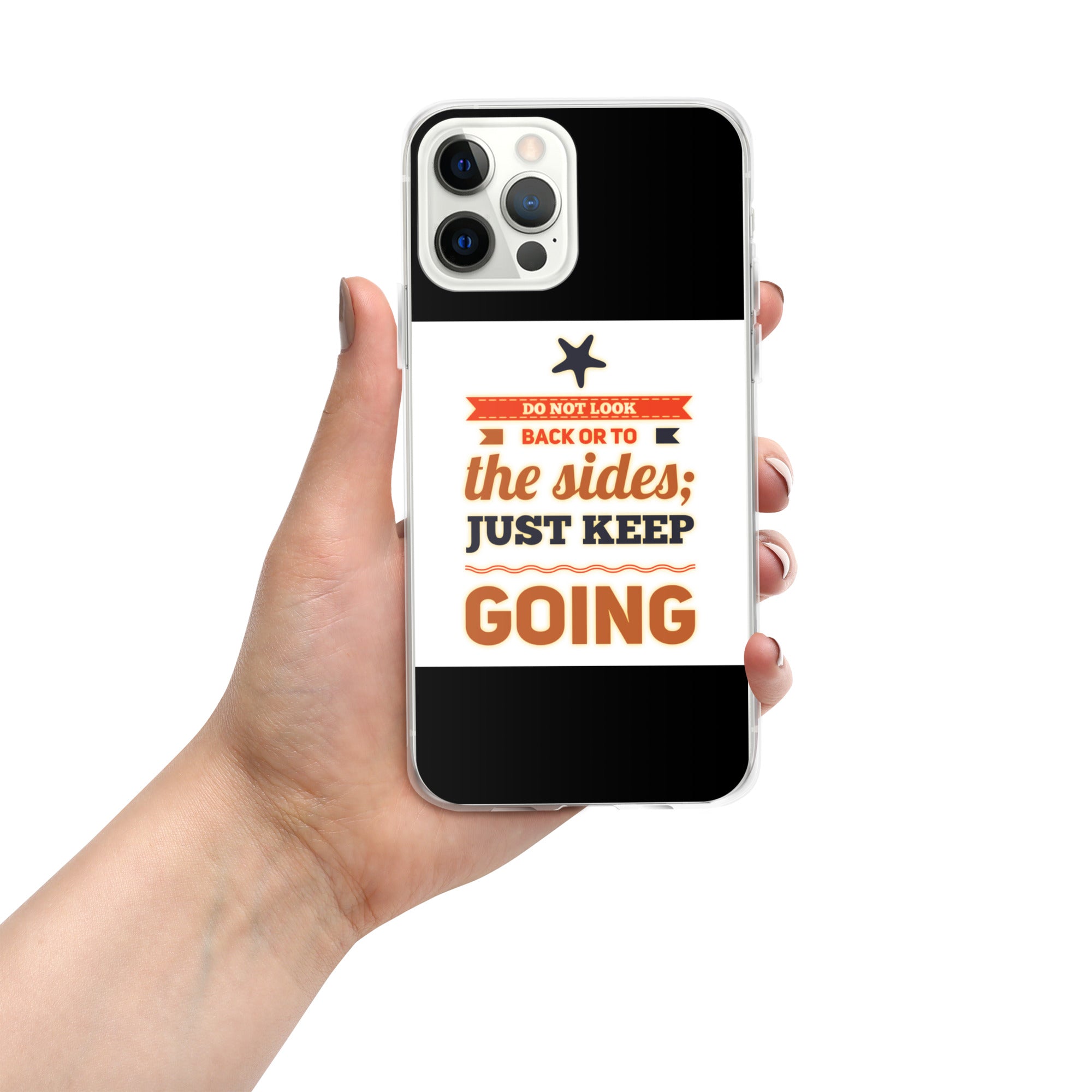 GloWell Designs - iPhone Case - Motivational Quote - Just Keep Going - GloWell Designs