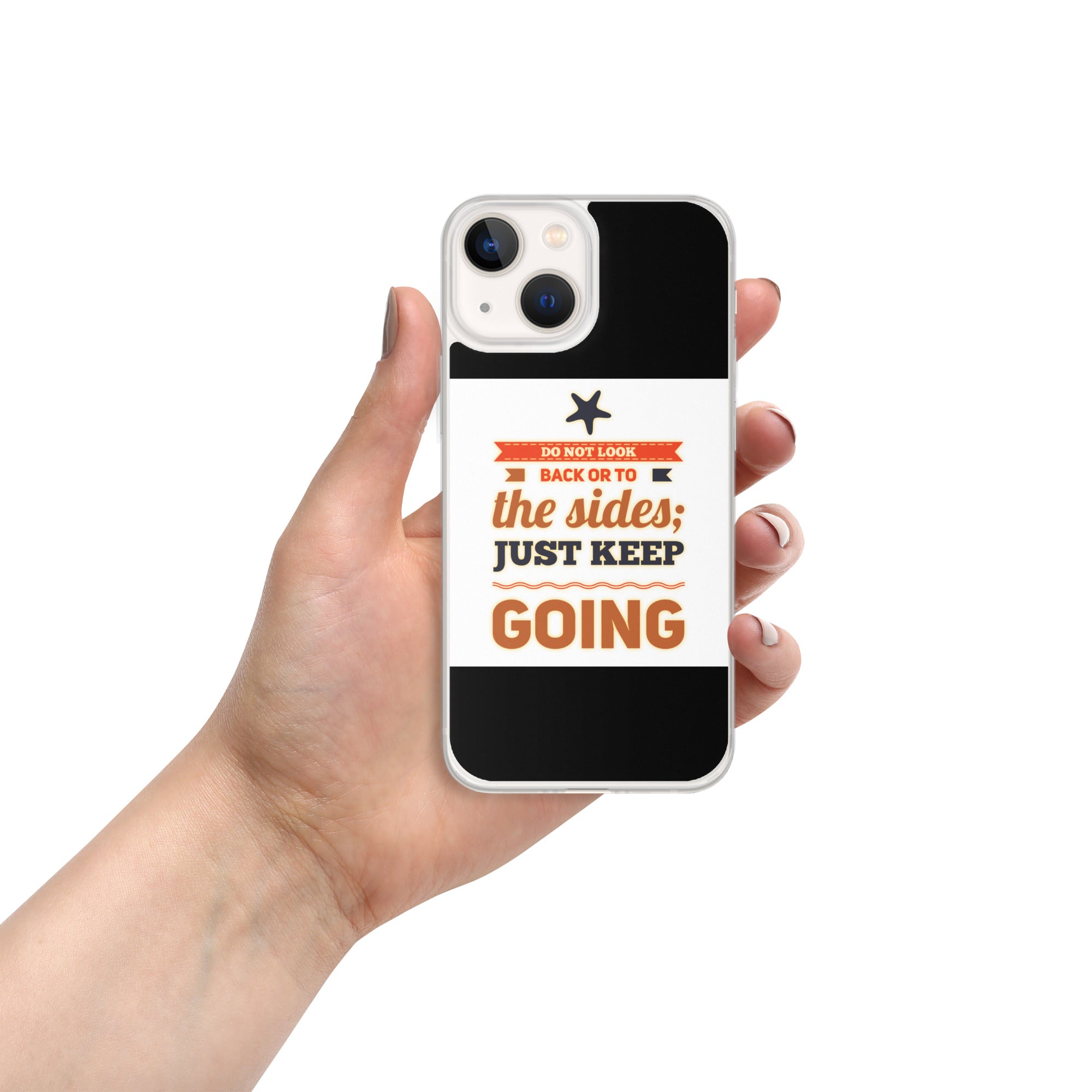 GloWell Designs - iPhone Case - Motivational Quote - Just Keep Going - GloWell Designs