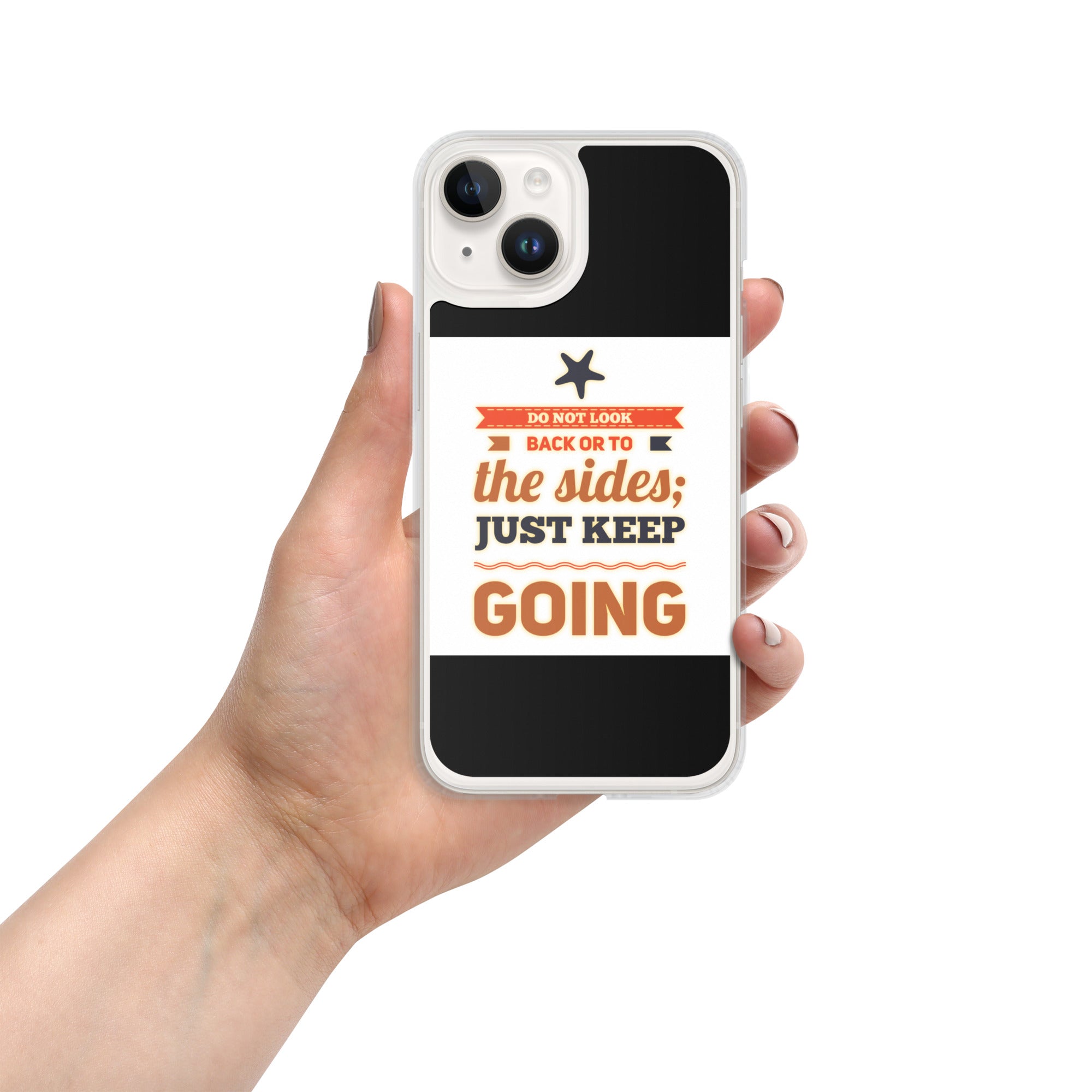 GloWell Designs - iPhone Case - Motivational Quote - Just Keep Going - GloWell Designs