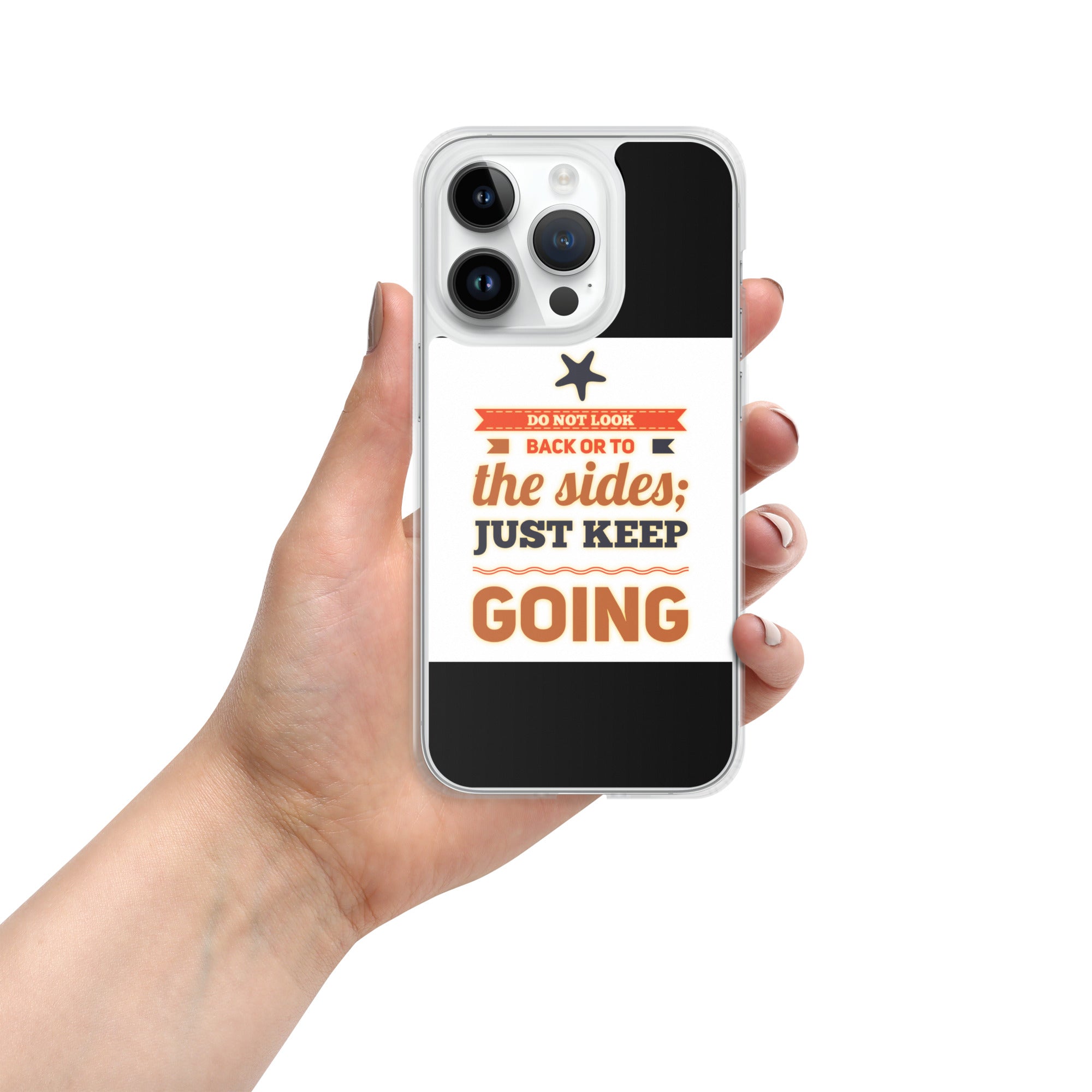 GloWell Designs - iPhone Case - Motivational Quote - Just Keep Going - GloWell Designs