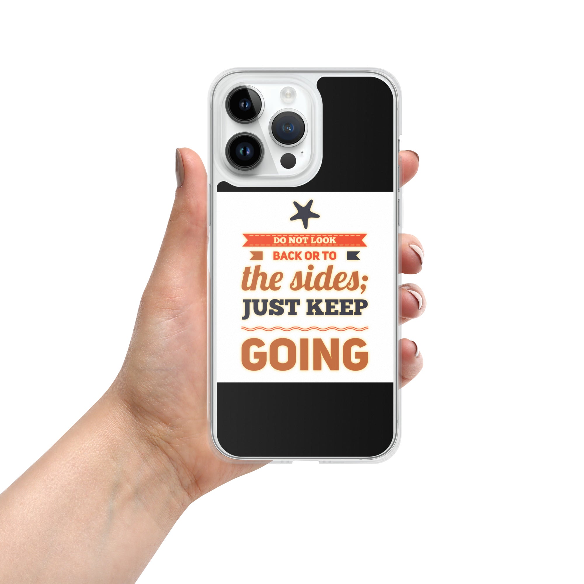 GloWell Designs - iPhone Case - Motivational Quote - Just Keep Going - GloWell Designs