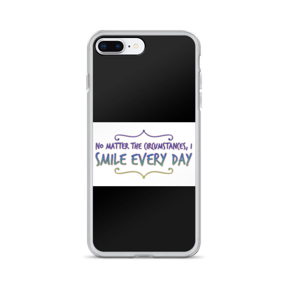 GloWell Designs - iPhone Case - Affirmation Quote - I Smile Every Day - GloWell Designs