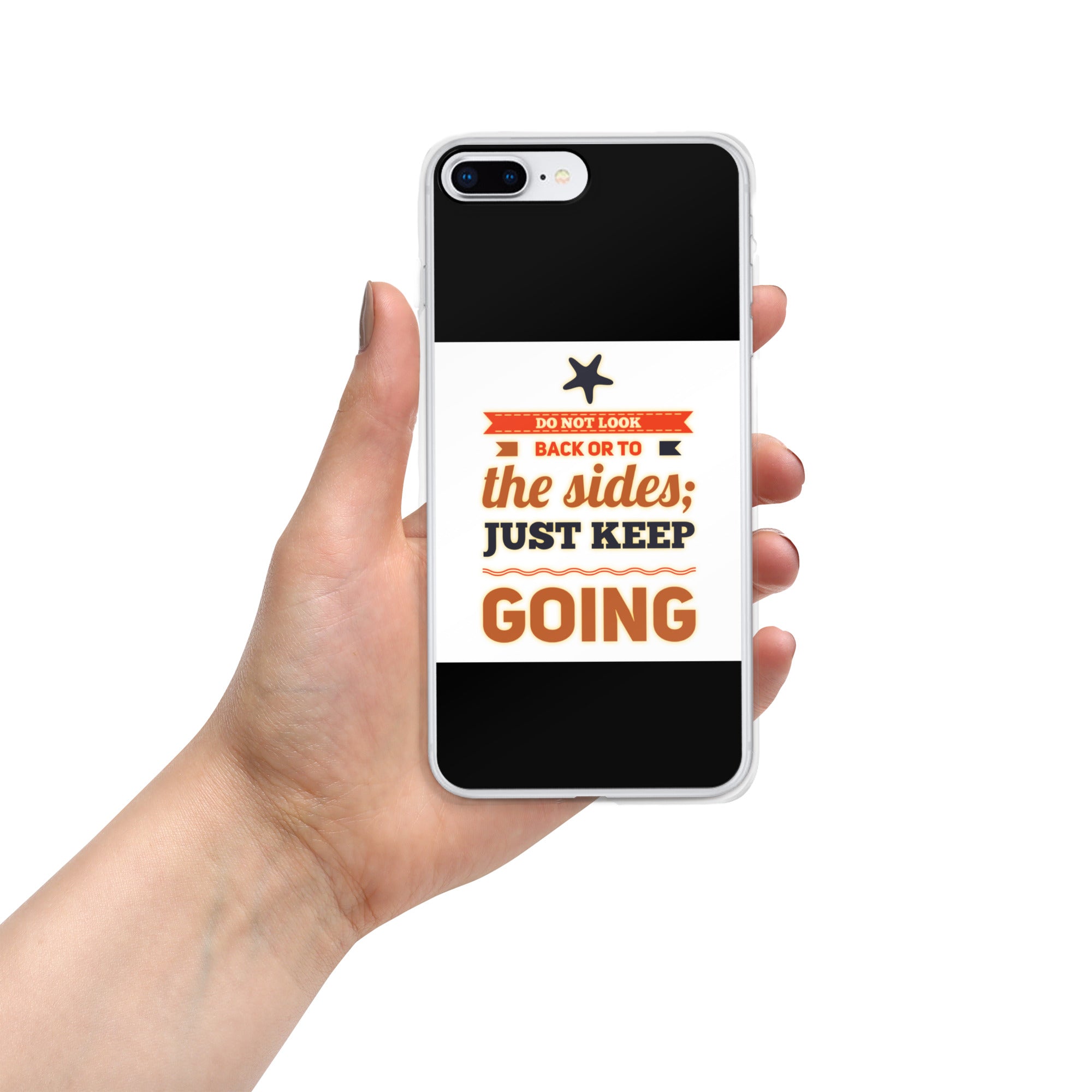 GloWell Designs - iPhone Case - Motivational Quote - Just Keep Going - GloWell Designs