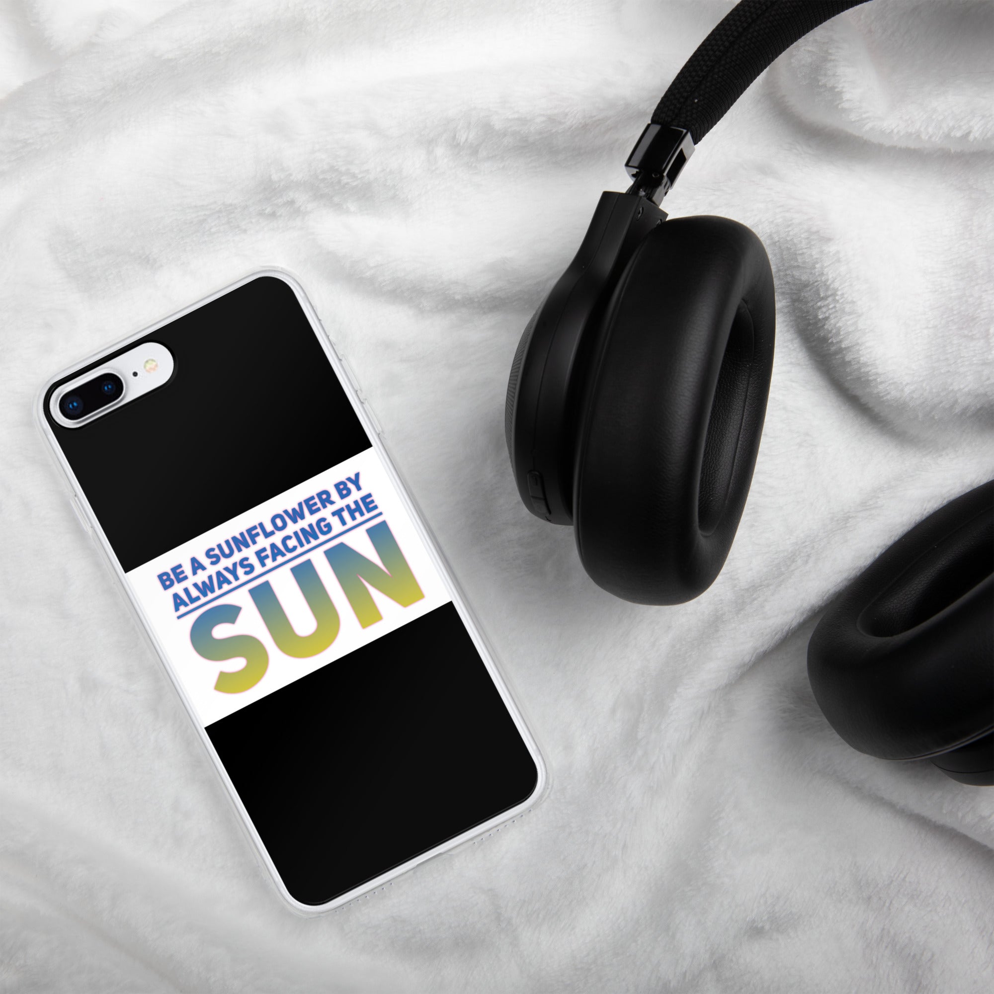 GloWell Designs - iPhone Case - Motivational Quote - Be a Sunflower - GloWell Designs