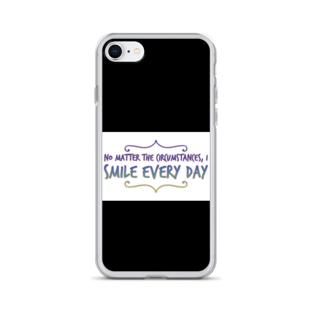 GloWell Designs - iPhone Case - Affirmation Quote - I Smile Every Day - GloWell Designs