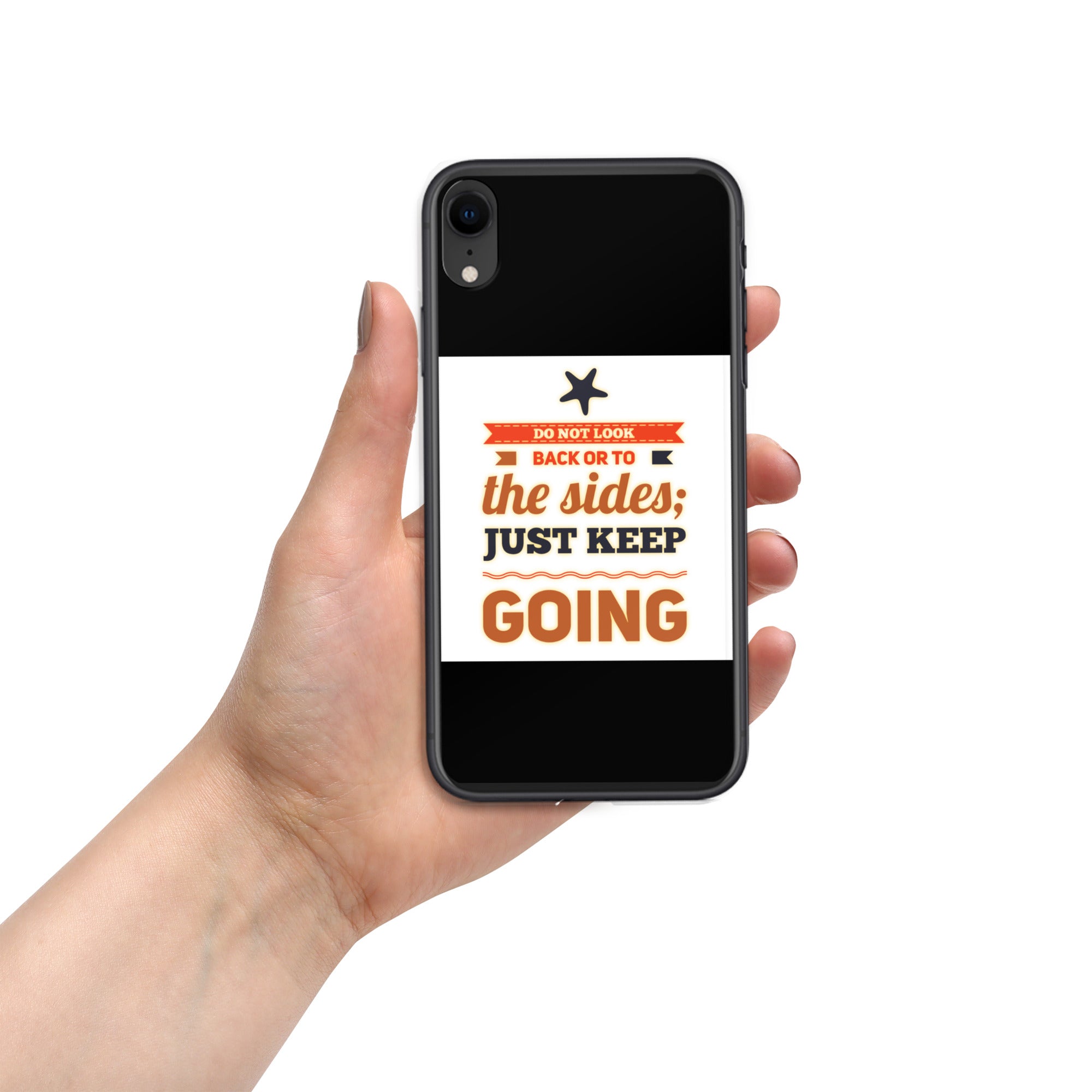 GloWell Designs - iPhone Case - Motivational Quote - Just Keep Going - GloWell Designs