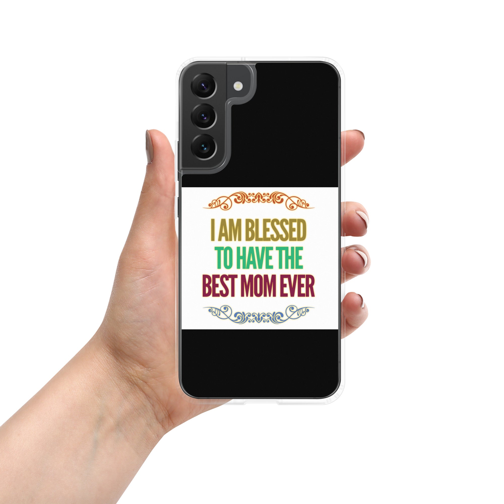 GloWell Designs - Samsung Case - Affirmation Quote - Gift - Best Mom Ever - GloWell Designs