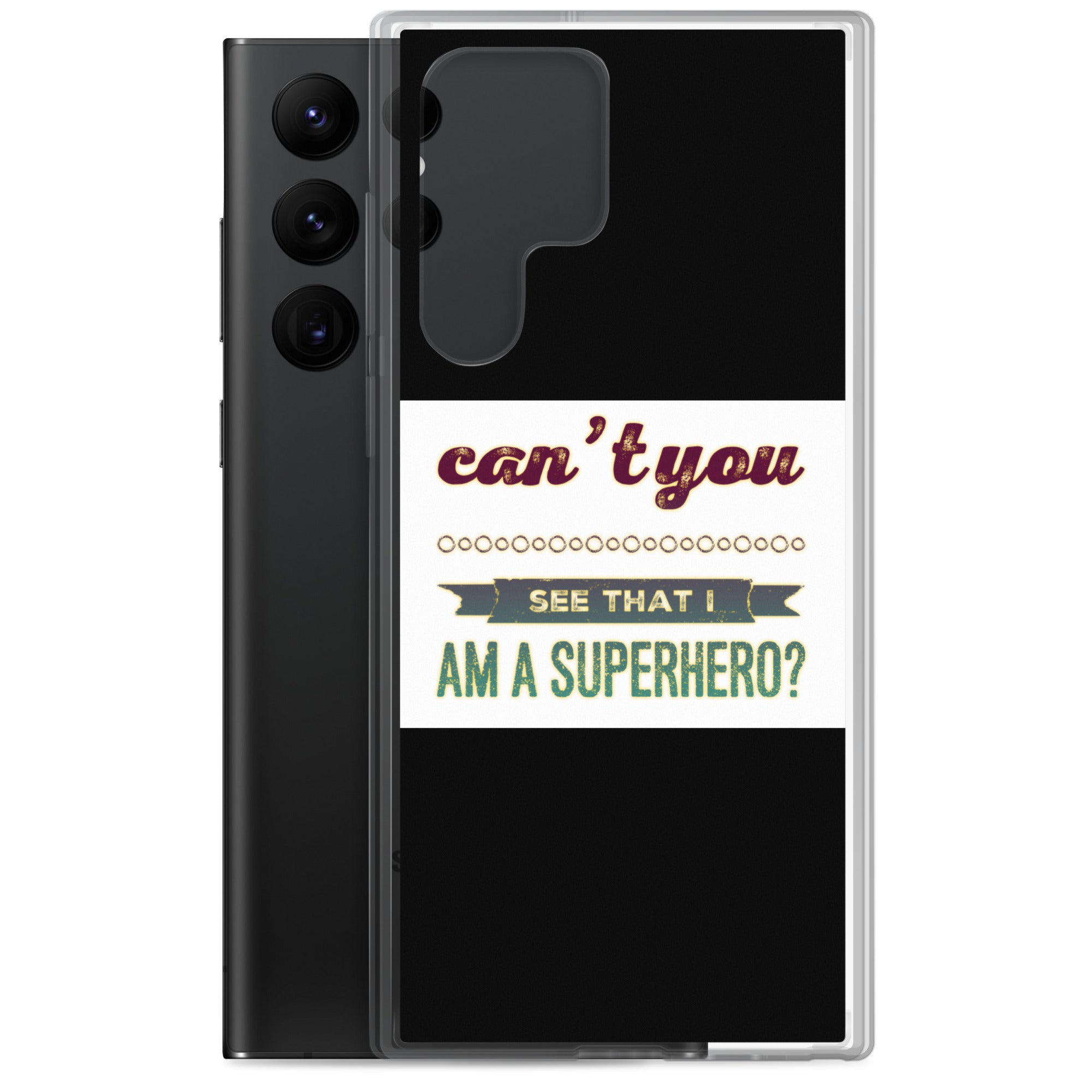 GloWell Designs - Samsung Case - Affirmation Quote - I Am a Superhero - GloWell Designs