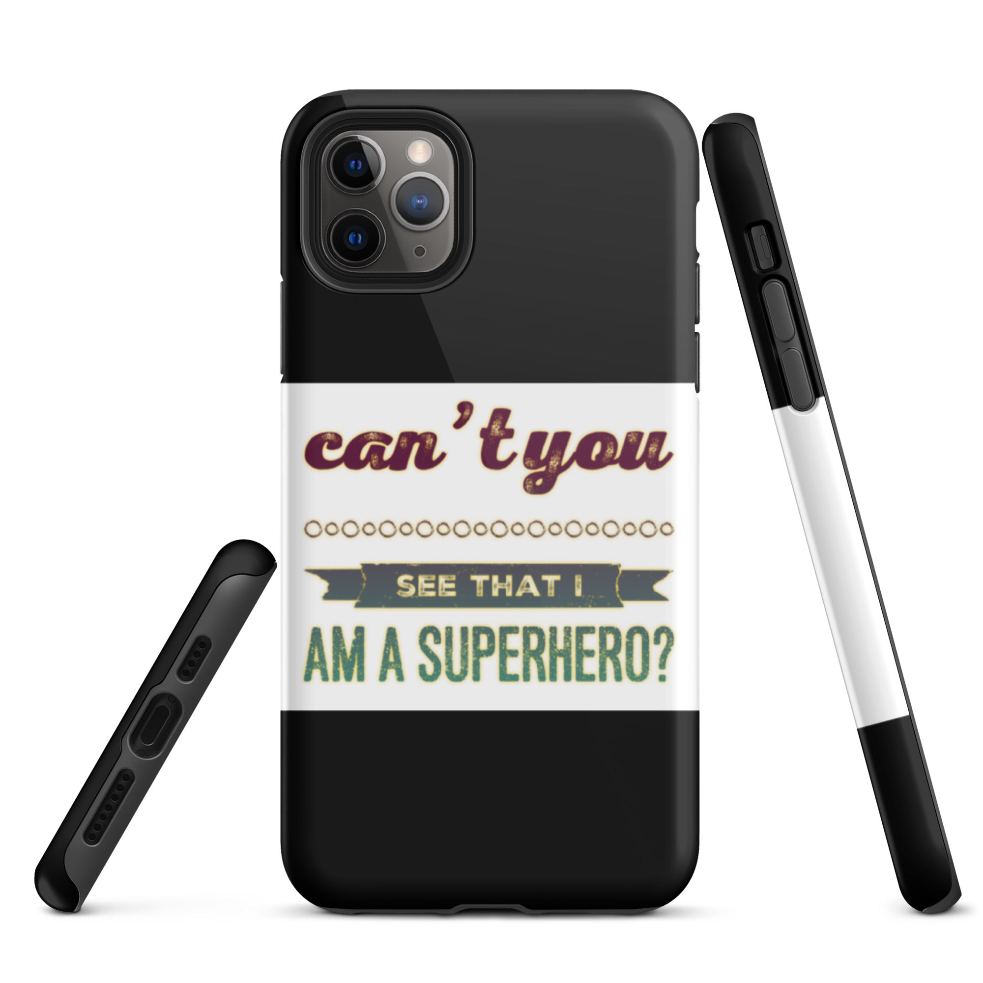 GloWell Designs - Tough iPhone Case - Affirmation Quote - I Am a Superhero - GloWell Designs