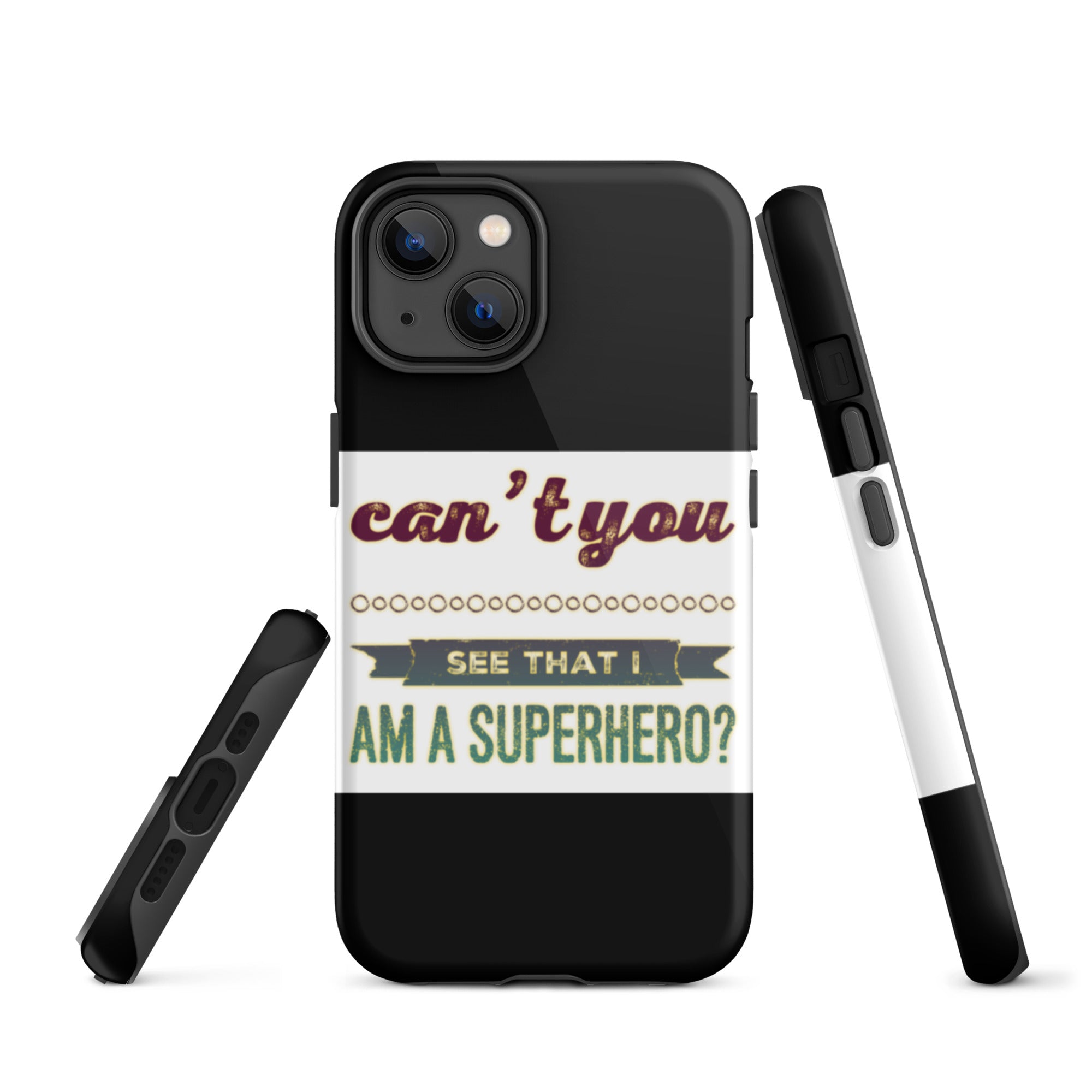 GloWell Designs - Tough iPhone Case - Affirmation Quote - I Am a Superhero - GloWell Designs