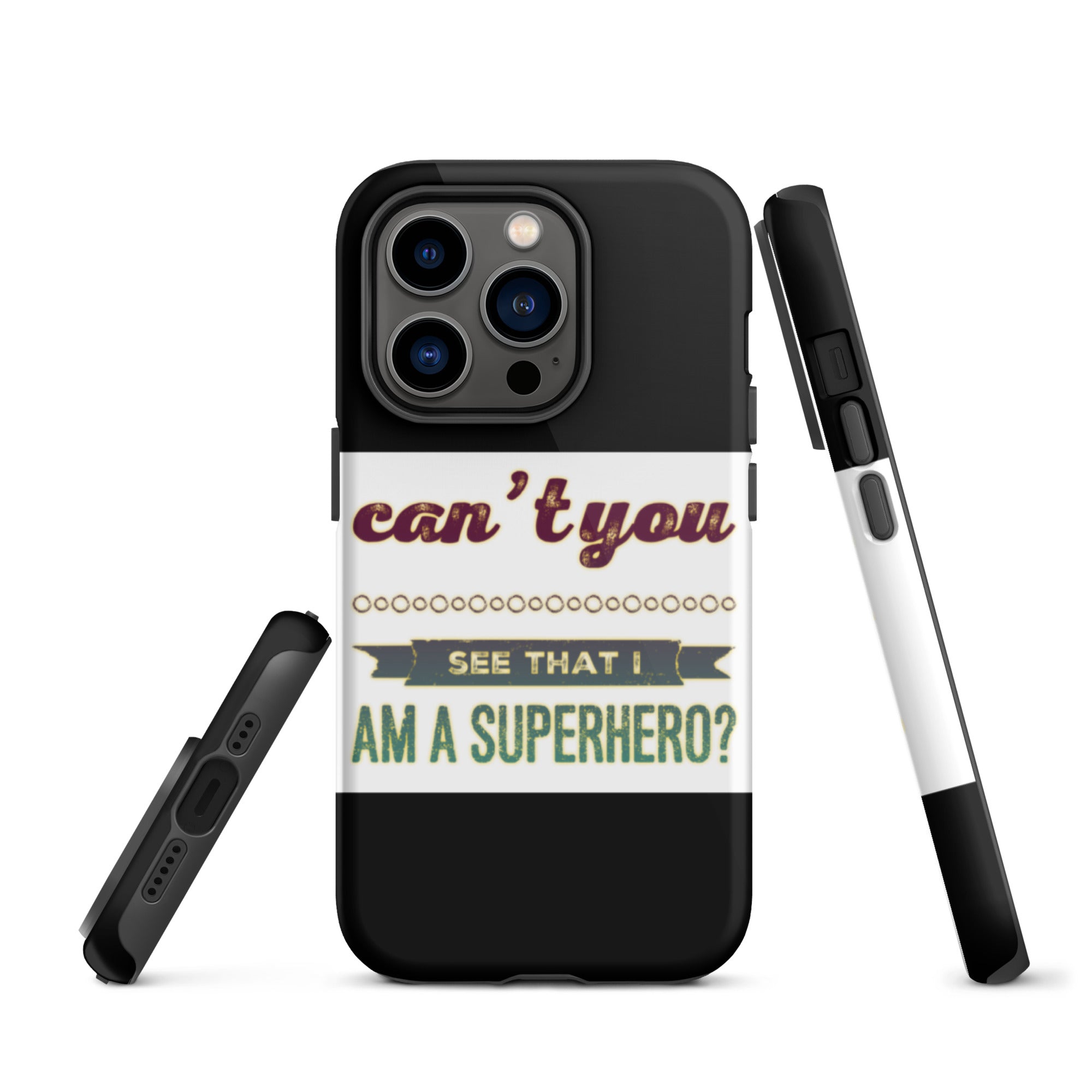 GloWell Designs - Tough iPhone Case - Affirmation Quote - I Am a Superhero - GloWell Designs