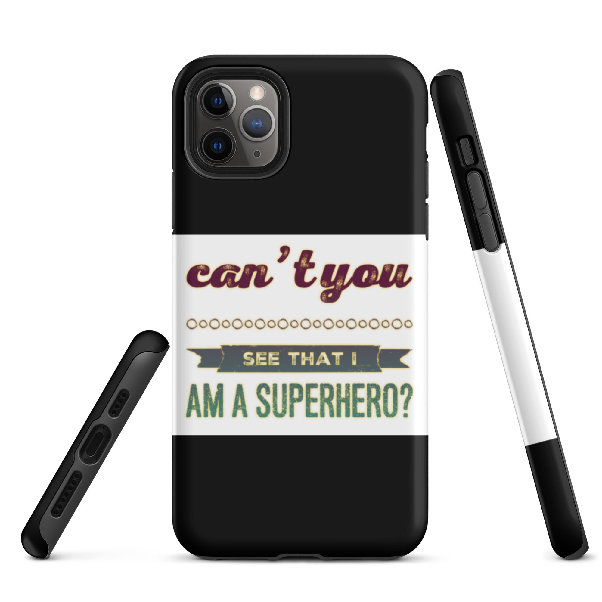 GloWell Designs - Tough iPhone Case - Affirmation Quote - I Am a Superhero - GloWell Designs