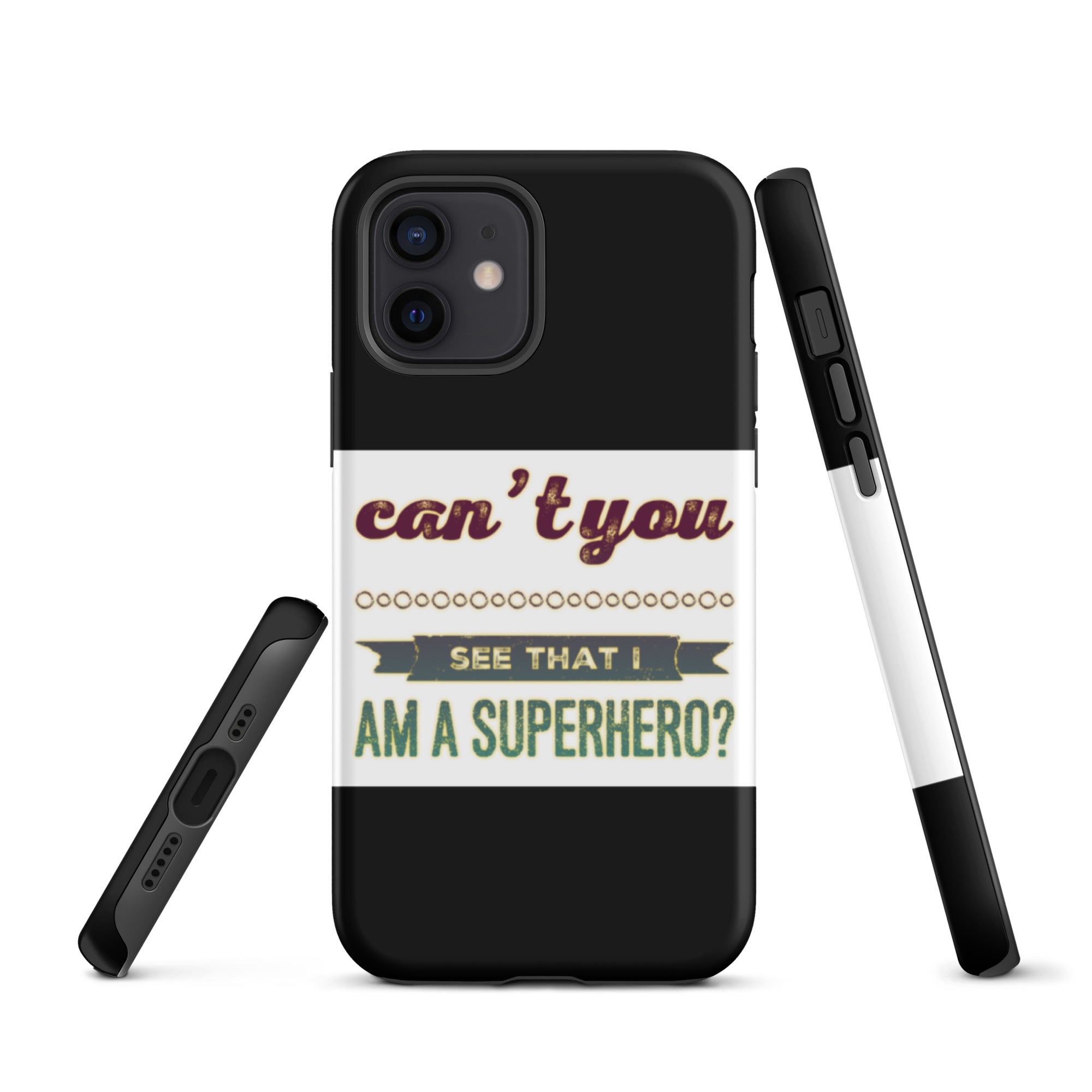 GloWell Designs - Tough iPhone Case - Affirmation Quote - I Am a Superhero - GloWell Designs