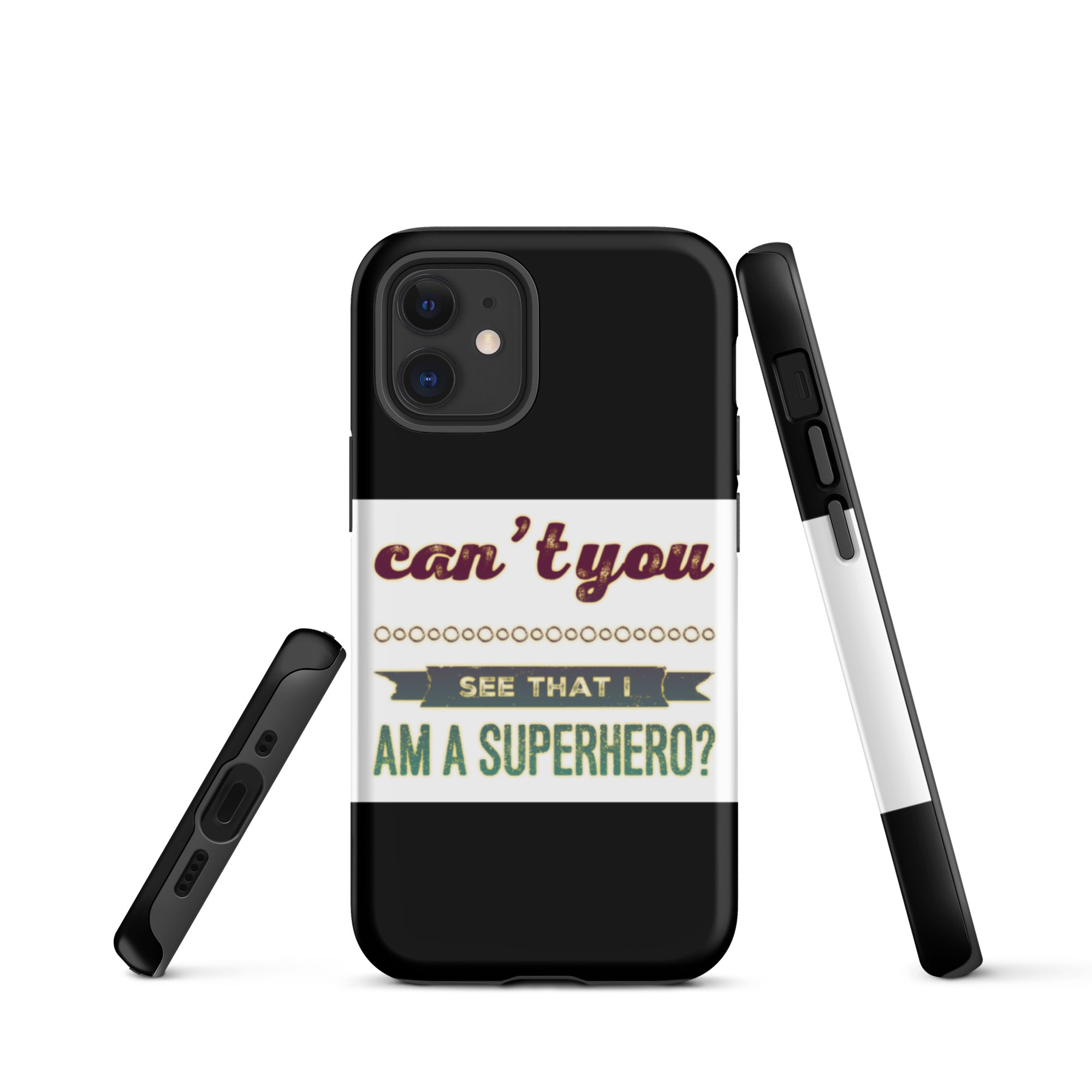 GloWell Designs - Tough iPhone Case - Affirmation Quote - I Am a Superhero - GloWell Designs