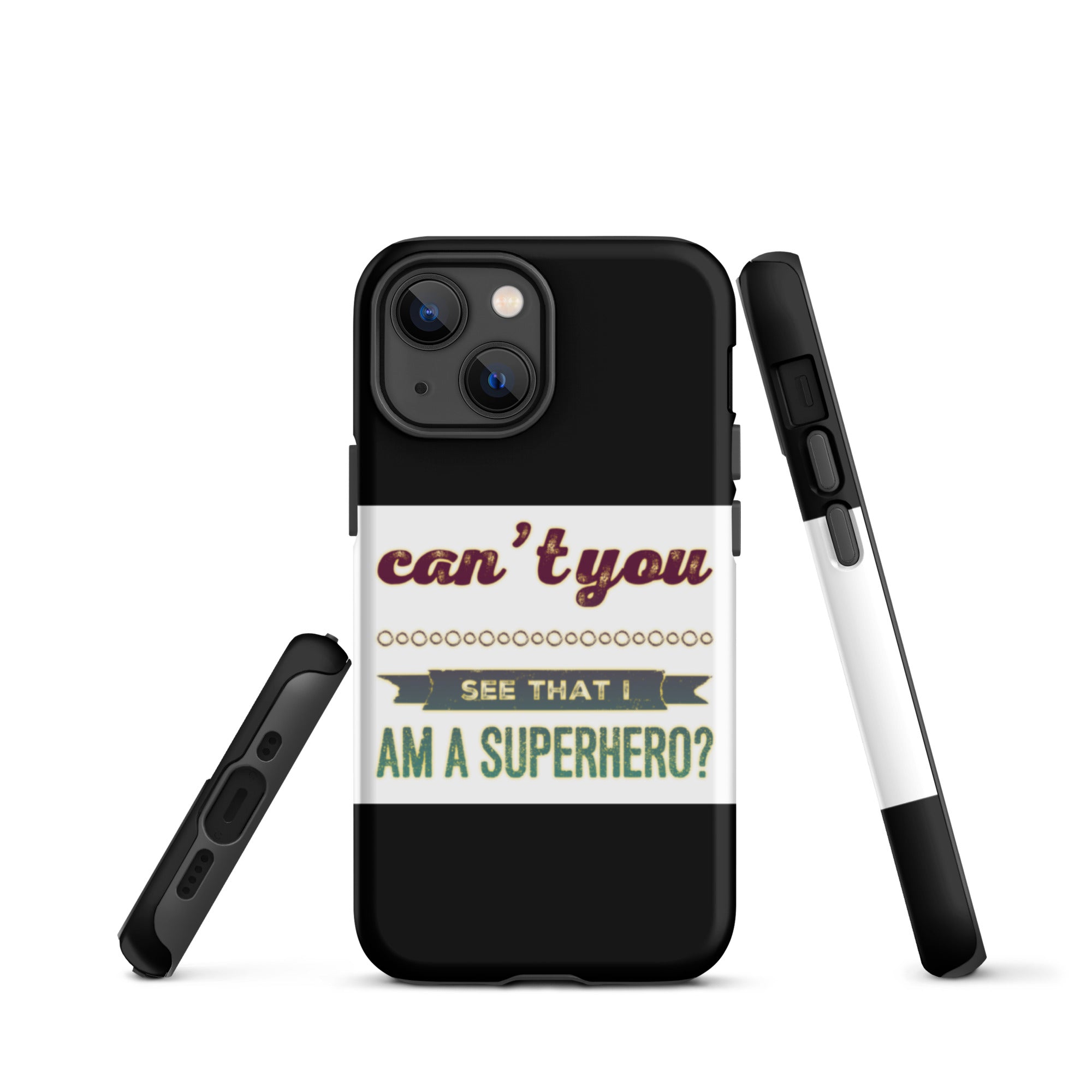 GloWell Designs - Tough iPhone Case - Affirmation Quote - I Am a Superhero - GloWell Designs