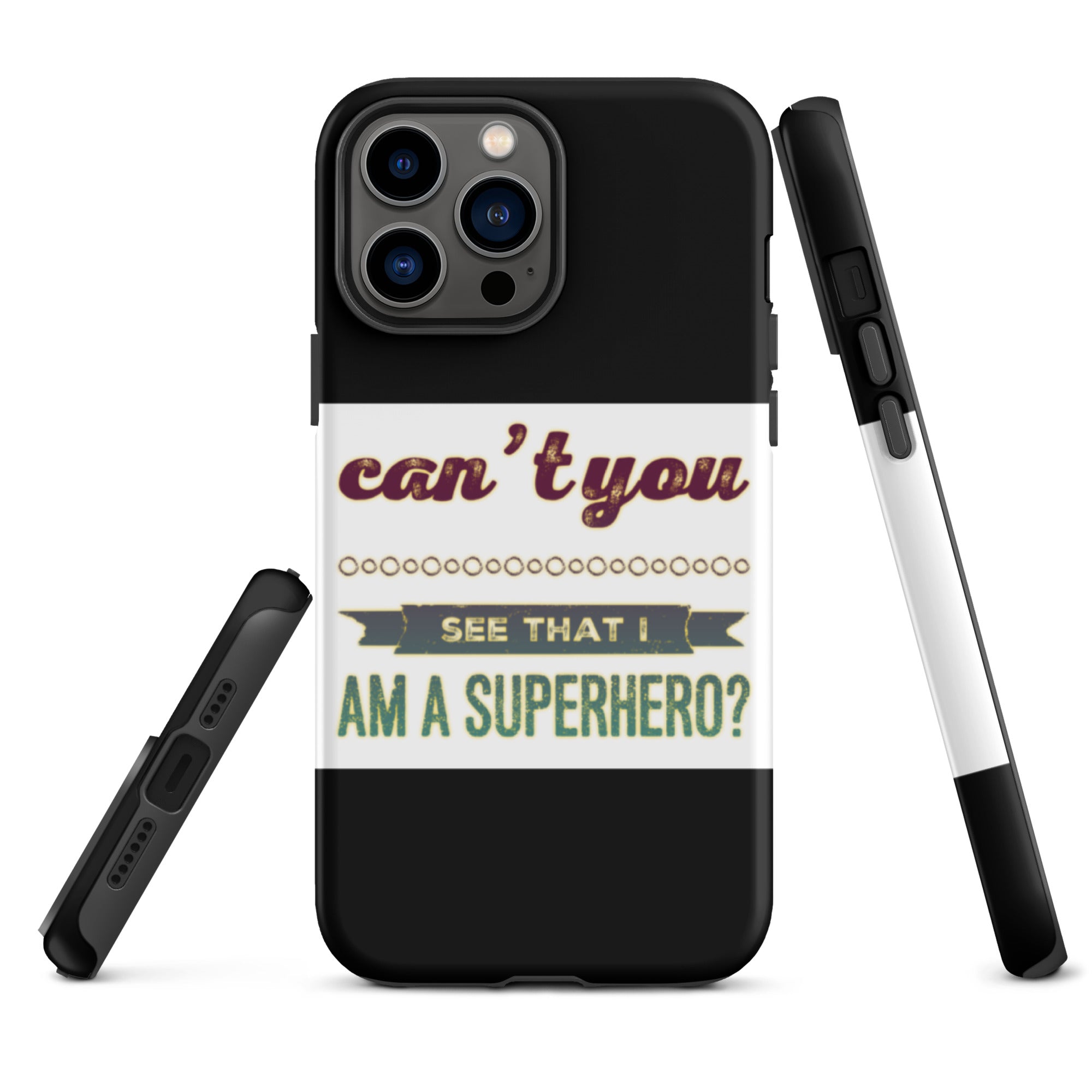 GloWell Designs - Tough iPhone Case - Affirmation Quote - I Am a Superhero - GloWell Designs